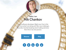 Tablet Screenshot of chankov.net